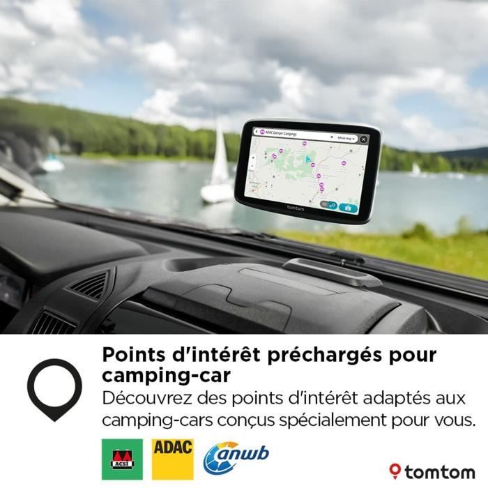 GPS - TOMTOM - GO Camper Tour - Second generation - For motorhomes and caravans - 6 inch screen