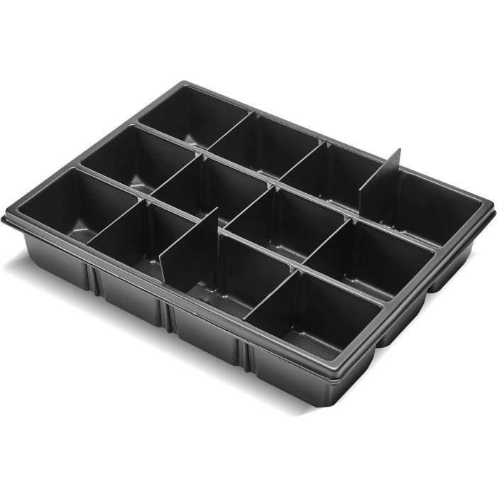 Modular insert - TOOD - 3 to 12 compartments - For professional box - Nestable - 40x30x7 cm