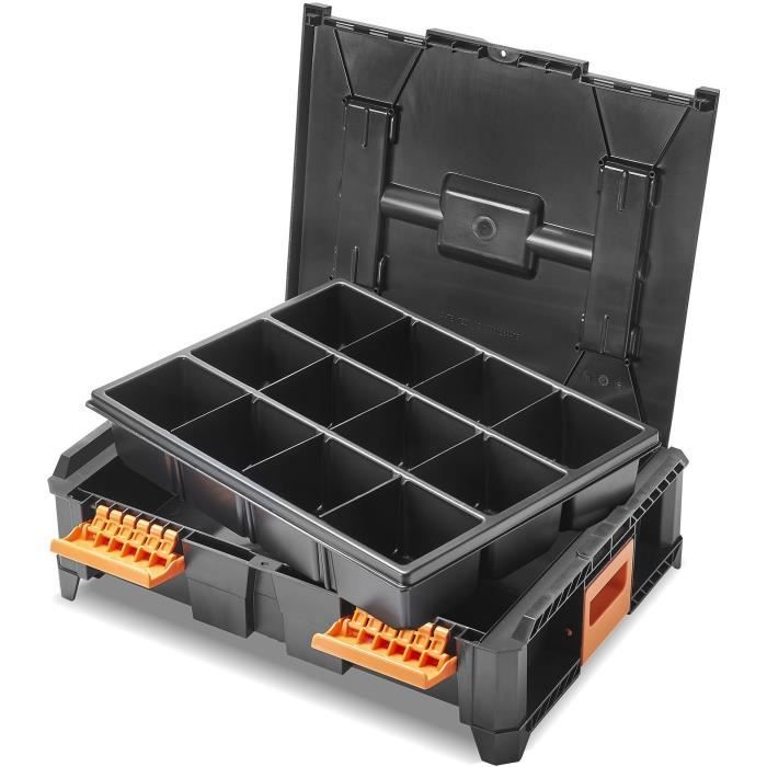 Modular insert - TOOD - 3 to 12 compartments - For professional box - Nestable - 40x30x7 cm