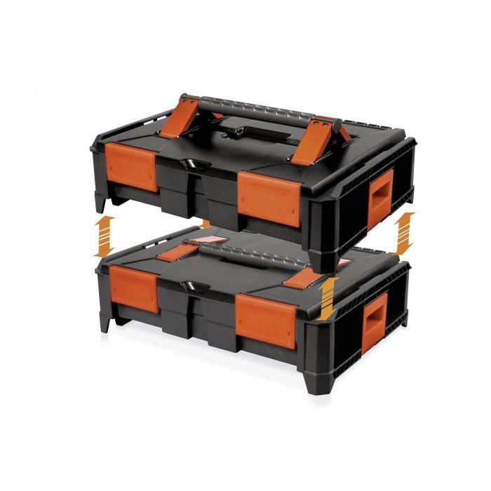 Professional case - TOOD - Nestable - ABS - 46x34x14 cm