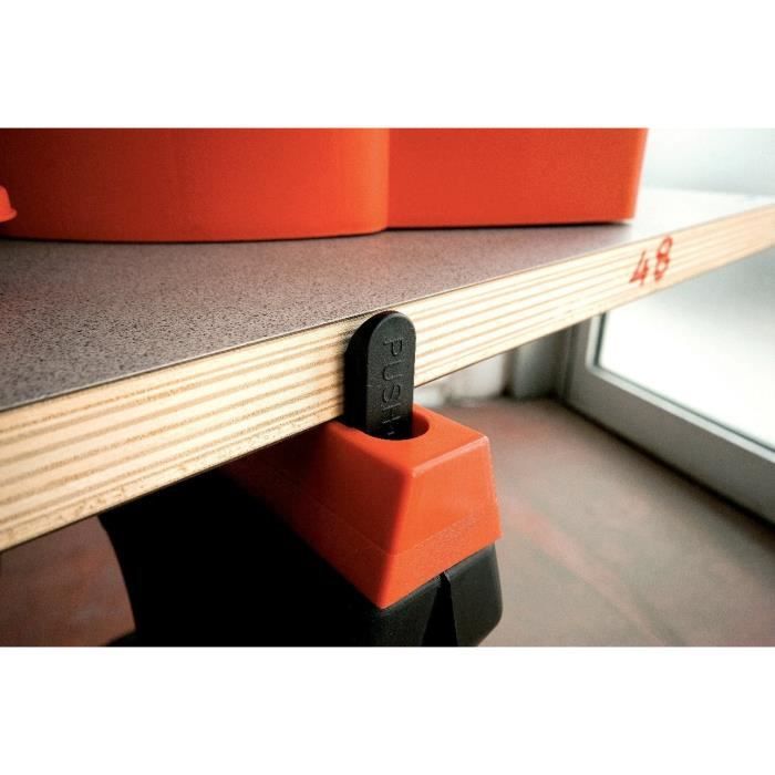 Tood lot of 2 folding trestles 60x10x80 cm Maximum load 200 kg