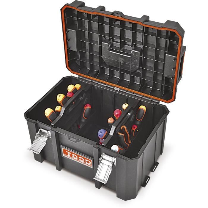 Tool case - TOOD - Waterproof - Tool storage dividers - 53x37x31 cm