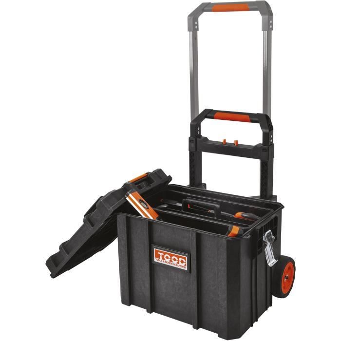 Tool case/tray - TOOD - Waterproof - Wheels and handle - 56x37x41 cm