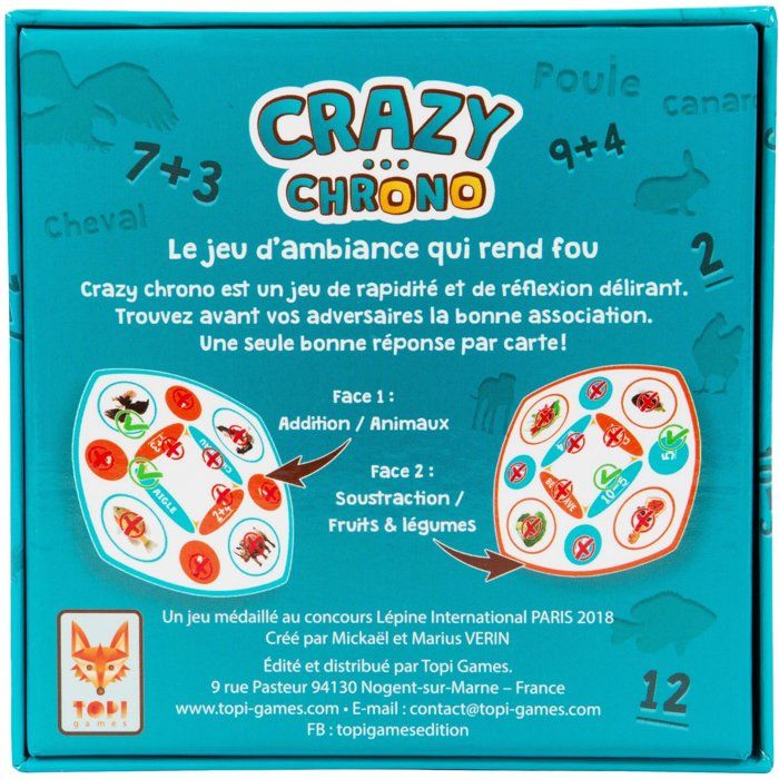 TOPI GAMES Crazy Chrono Pets & Fruits Room Set