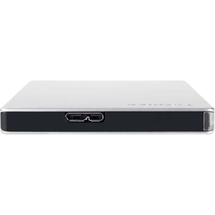 External hard drive - Toshiba - Canvio Slim - 1 to - Silver