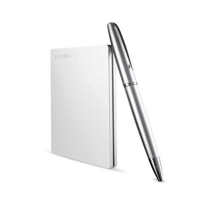 External hard drive - Toshiba - Canvio Slim - 2 to - Silver