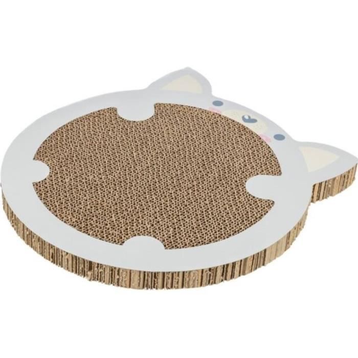 Scratching mat - TRIXIE - Junior - With catnip - Light grey - 31 x 32.5 cm