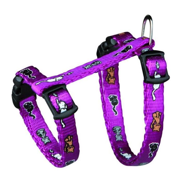 Junior kitten harness with leash - TRIXIE - Cat motif - 2133 cm / 8 mm - 1.20 m