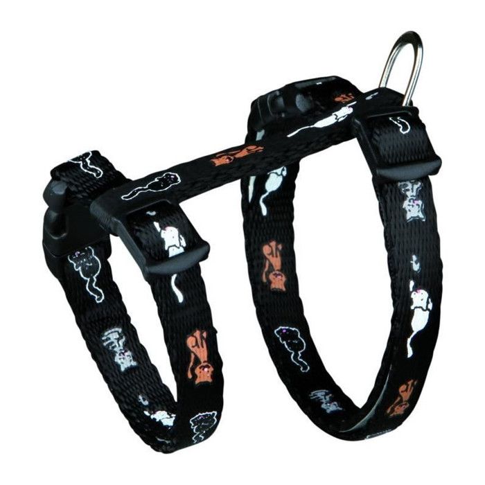 Junior kitten harness with leash - TRIXIE - Cat motif - 2133 cm / 8 mm - 1.20 m