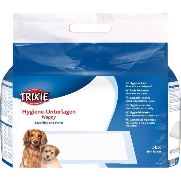 TRIXIE Nappy Educational Mat - 60 × 60 cm - 50 Pcs