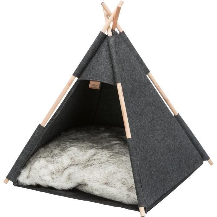 TRIXIE Teepee Shelter - Felt - 55 × 65 × 55 cm - Anthracite