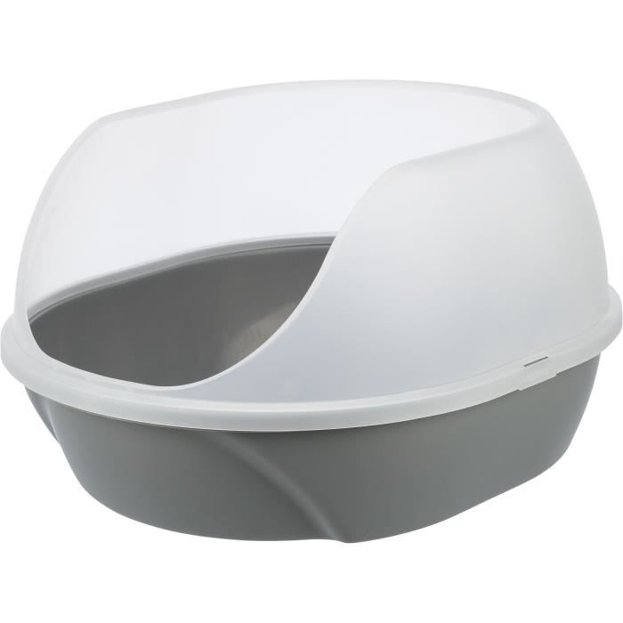 TRIXIE Simao litter box - High rim - 48 × 30 × 58 cm - Gray