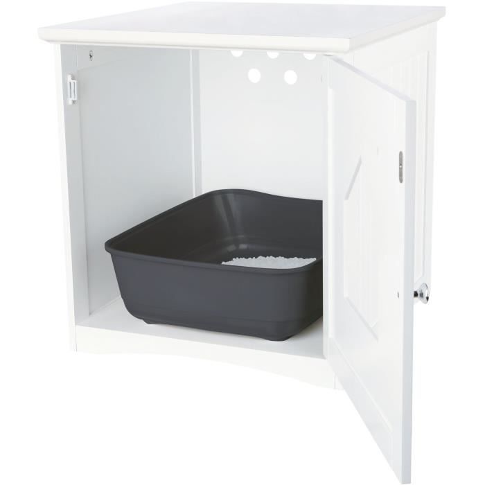 TRIXIE Toilet cabin - 49x51x51cm - White - For cat