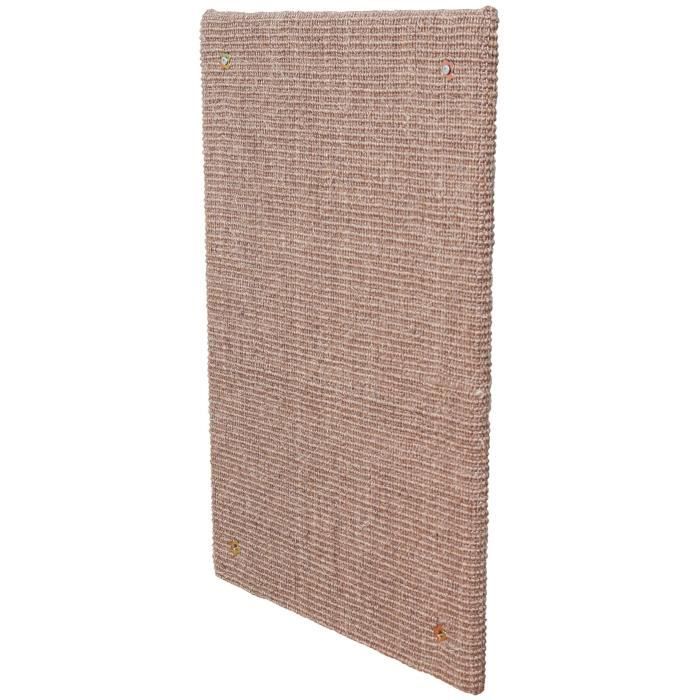 TRIXIE Scratching Post XXL - Sisal / Catnip mat - 50 x 70 cm - Taupe - For cats