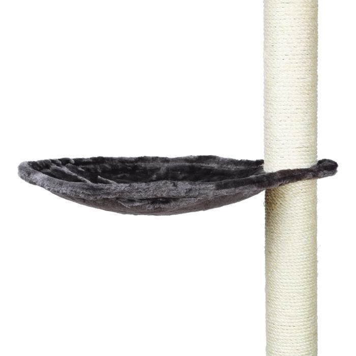 Hamac trixie - XL nest for scratch for cat -gray catinium plush Ø 40 cm