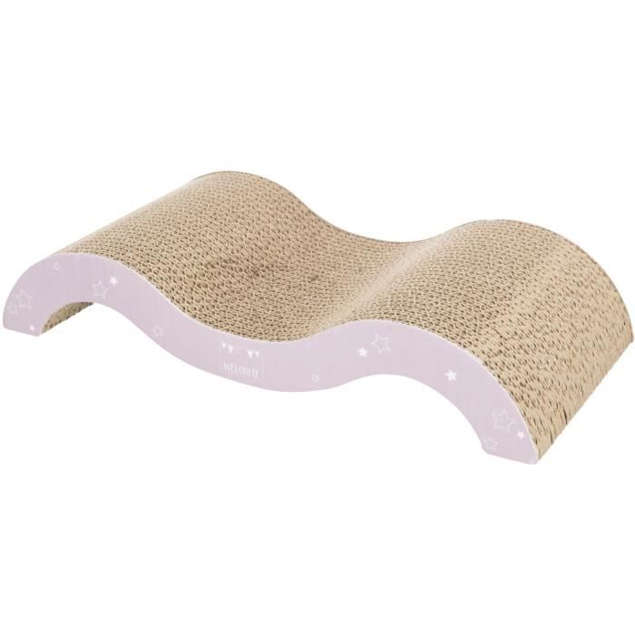 Onda Junior Scratcher - TRIXIE - 38x7x18 cm - Beige Color - To keep your cat's nails healthy