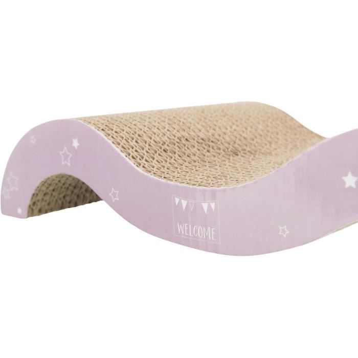 Onda Junior Scratcher - TRIXIE - 38x7x18 cm - Beige Color - To keep your cat's nails healthy