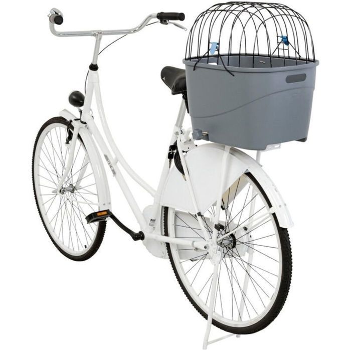 TRIXIE Luggage rack in plastic and metal - 36 x 47 x 46 cm - Gray - For dog