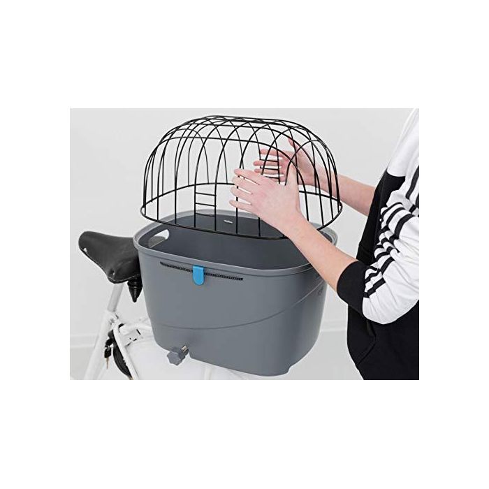 TRIXIE Luggage rack in plastic and metal - 36 x 47 x 46 cm - Gray - For dog