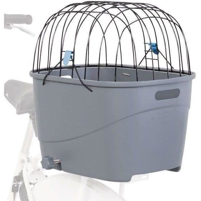 TRIXIE Luggage rack in plastic and metal - 36 x 47 x 46 cm - Gray - For dog