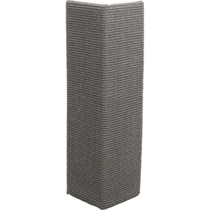 TRIXIE XXL scratching post for walls / corners - 38 x 75 cm - Gray - For cats