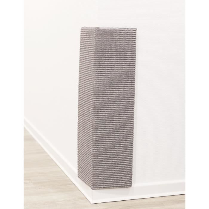 TRIXIE XXL scratching post for walls / corners - 38 x 75 cm - Gray - For cats
