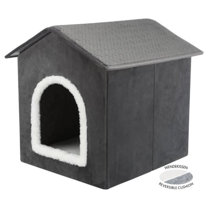 Shelter - TRIXIE - Livia - 38 x 41 x 44 cm - Dark grey / White