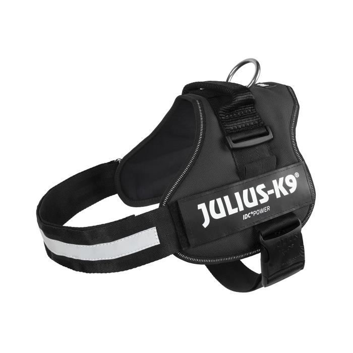 Power Julius -K9 harness - 2 - L -XL: 71-96 cm -50 mm - black - for dogs
