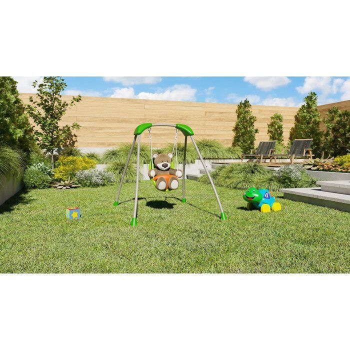 Metal swing set - for babies - with shell seat - BABY'K EMMA TRIGANO