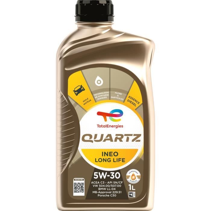 TOTAL ENGINE OIL 1L QUARTZ INEO LONG LIFE 5W30
