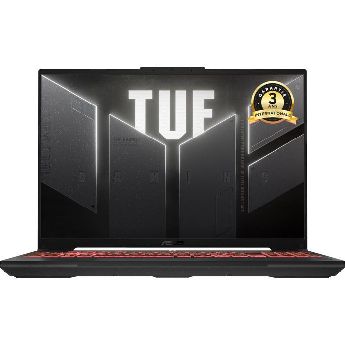 PC Portable Gamer ASUS TUF Gaming A16 TUF607 : Sans Windows - 16 WUXGA - RTX 4050 6Go - AMD Ryzen 7 170 - RAM 16Go - 512Go SSD