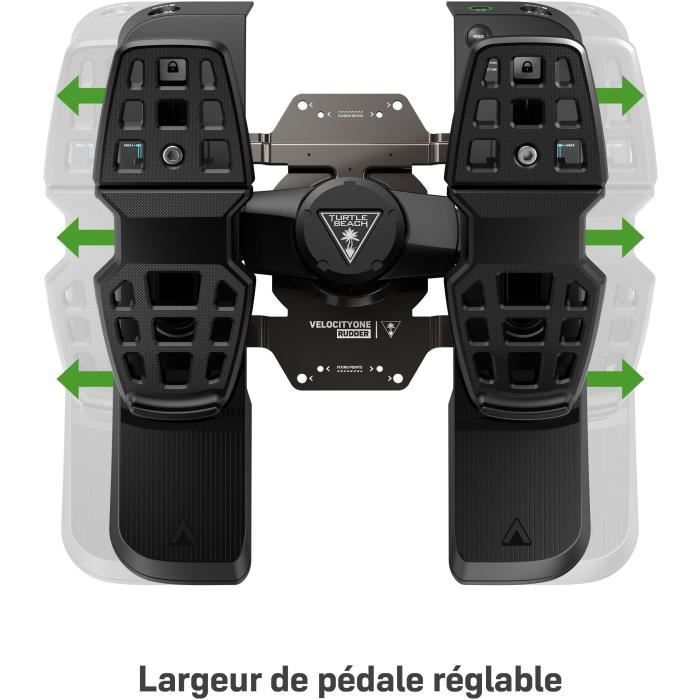 Universal steering pedals - TURTLE BEACH - VelocityOne Rudder