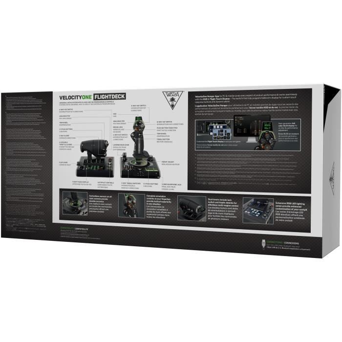 HOTAS premium simulation system - TURTLE BEACH - VelocityOne Flightdeck - For PC Windows 10 and 11