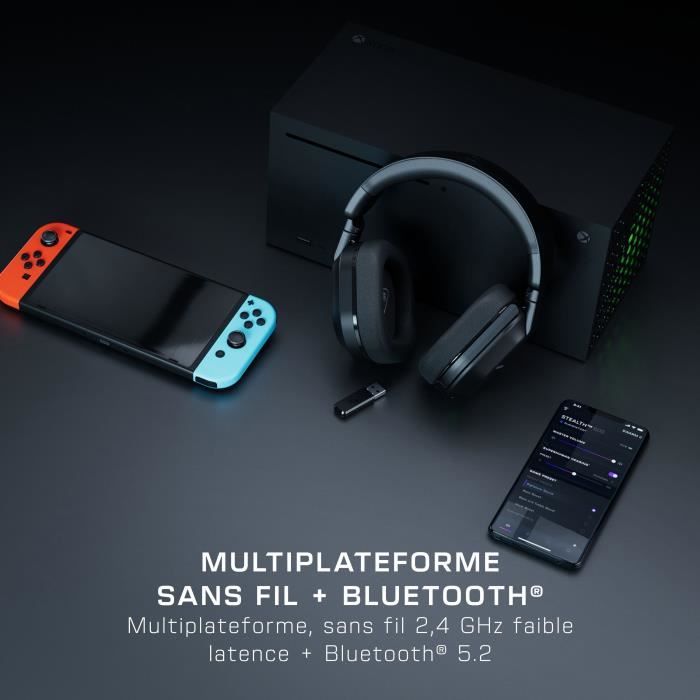 TURTLE BEACH - Stealth 600 XB (Gen 3) Wireless Multi-Platform Gaming Headset - Black