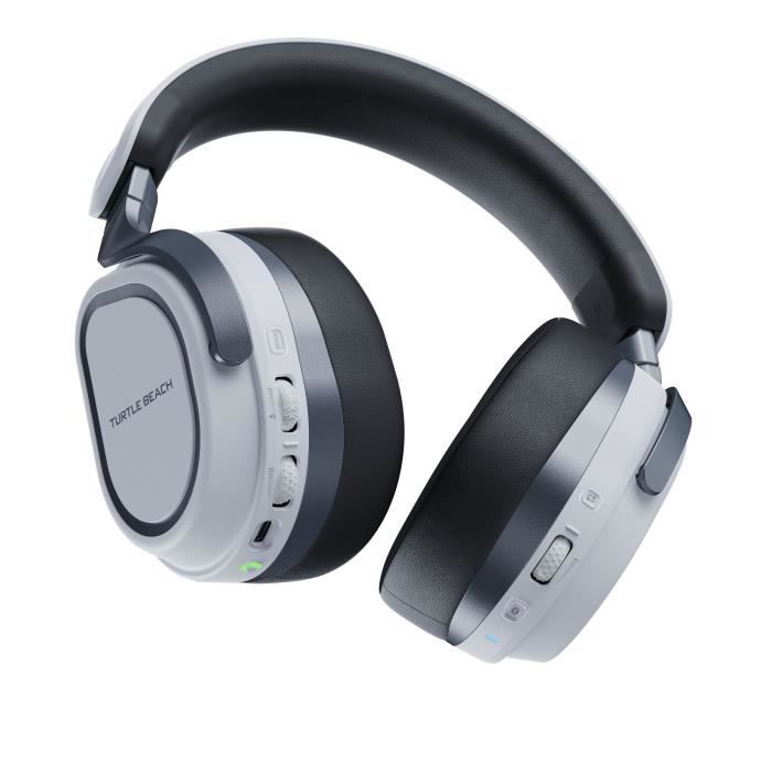 Wireless gaming headset - Turtle Beach Stealth 700P (Gen3) - White - PS5, PS4, PC, mobile, 60mm, Bluetooth, 80h