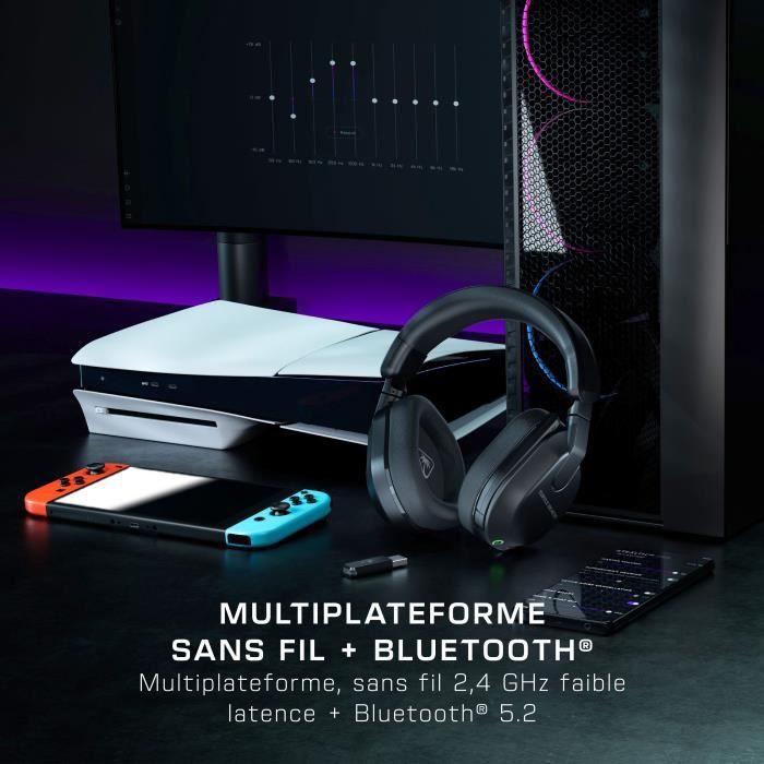 TURTLE BEACH - Stealth 600 PS (Gen 3) Wireless Multi-Platform Gaming Headset - Black