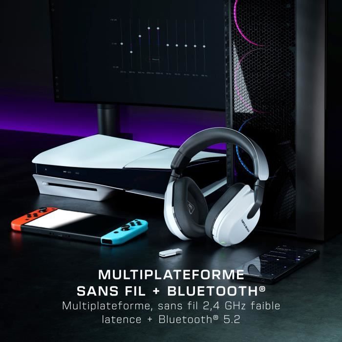 TURTLE BEACH Stealth 600 PS (Gen 3) Wireless Multi-Platform Gaming Headset - White