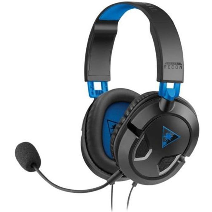 Turtle Beach - Gamer Headset - Recon 50P Black (PS4 / Xbox / Switch / PC / Mobile compatible) - TBS-3303-02
