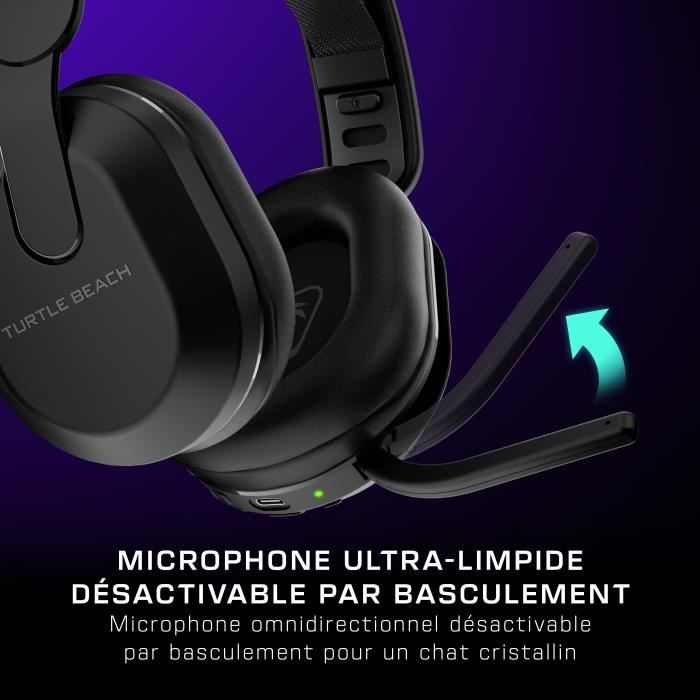 Wireless Gaming Headset - TURTLE BEACH - Stealth 500 PC - Black