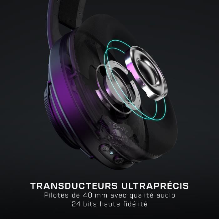 TURTLE BEACH Atlas Air Wireless Open-Ear Gaming Headset - For PC - Black