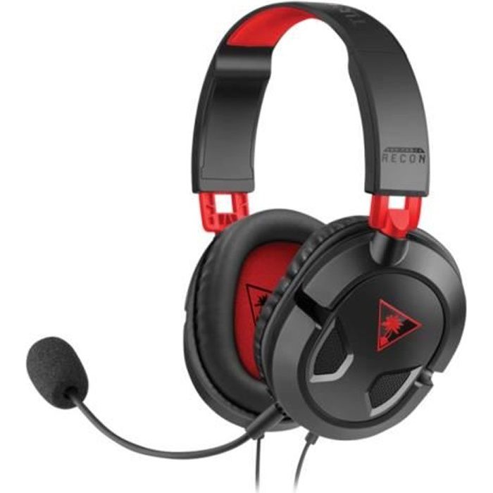 Turtle Beach - PC Gamer Headset - Recon 50 (PC / PS4 / Xbox / Switch / Mobile compatible) - TBS-6003-02