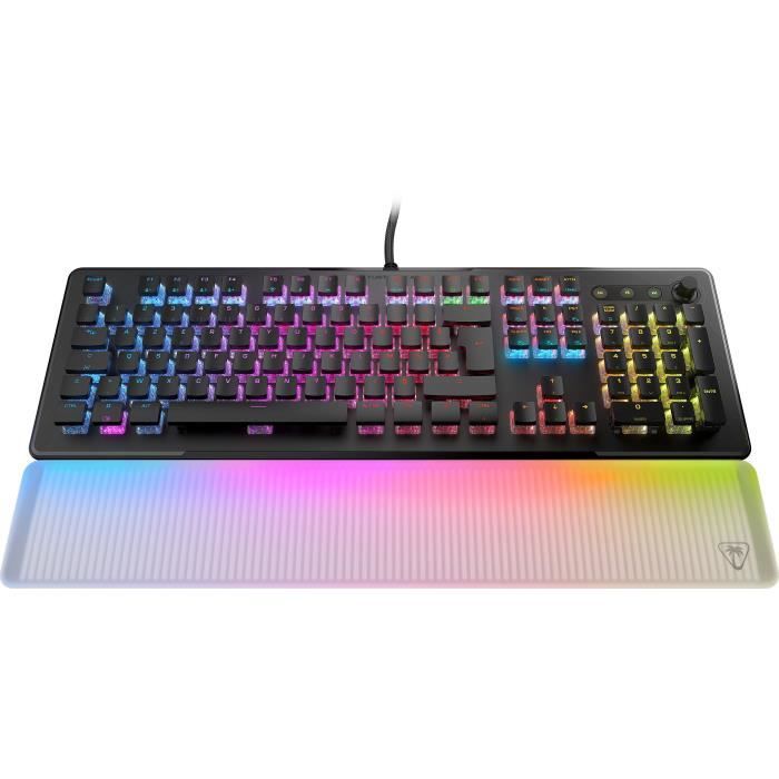 Optical and mechanical PC gaming keyboard - TURTLE BEACH - Vulcan II Max - Black