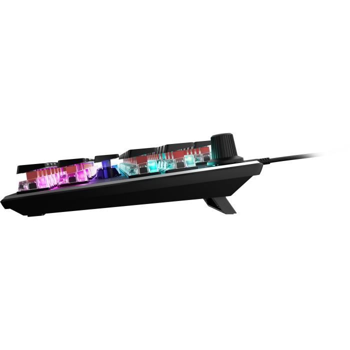 Compact mechanical RGB gaming keyboard - TURTLE BEACH - Vulcan TKL - Black