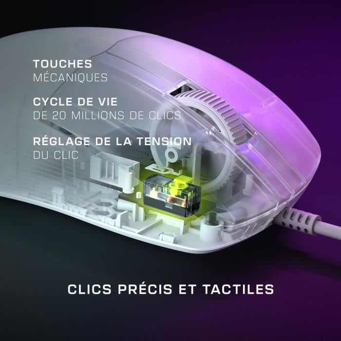 Ultra-light wireless gaming mouse - TURTLE BEACH - Pure SEL - White
