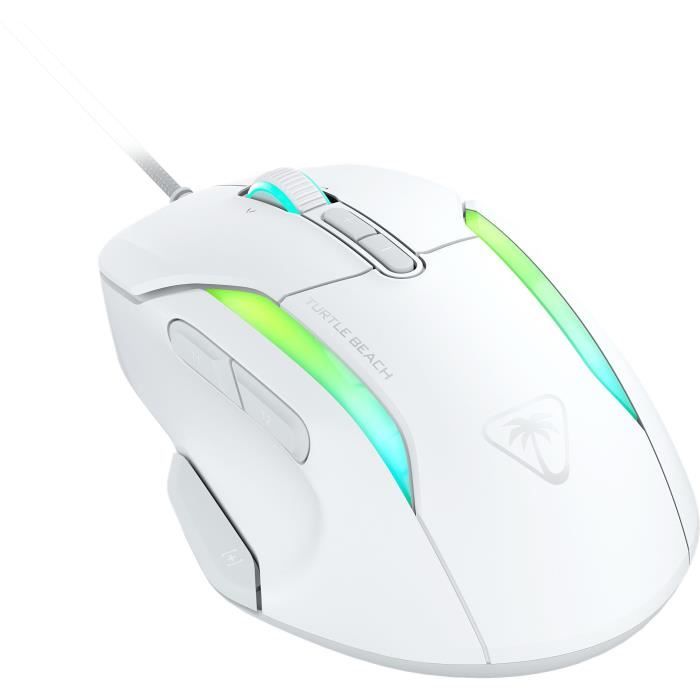 Turtle Beach Kone II Wireless Gaming Mouse - Ultra-Lightweight - White, 26,000 DPI, 23 Customizable Functions