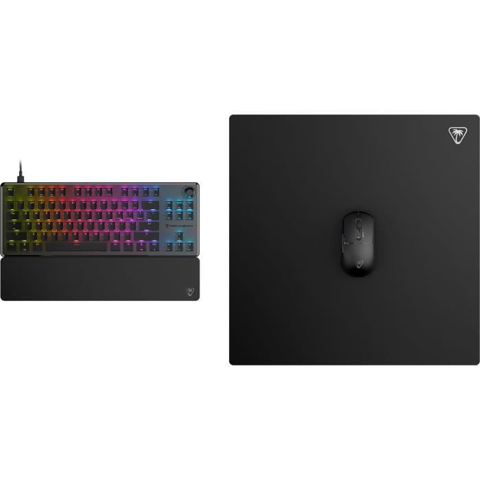 Turtle Beach SenseCore Square Gaming Mouse Pad - Micro-woven Surface, Balanced, Comfortable