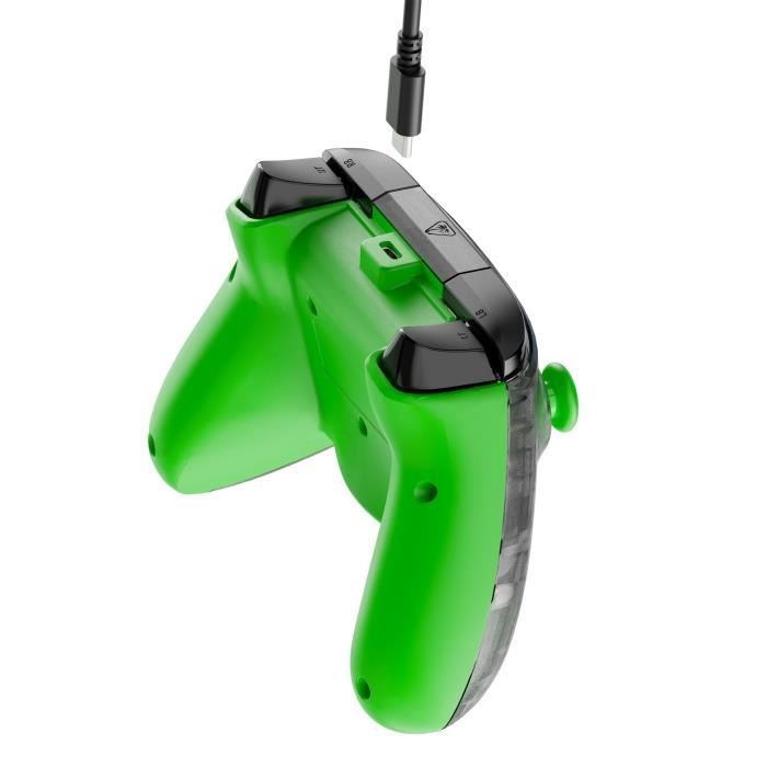 Gamepad - Xbox Series X|S, Xbox One and PC - Rematch Core - RGB - Wired - Black/Green Camouflage - TURTLE BEACH