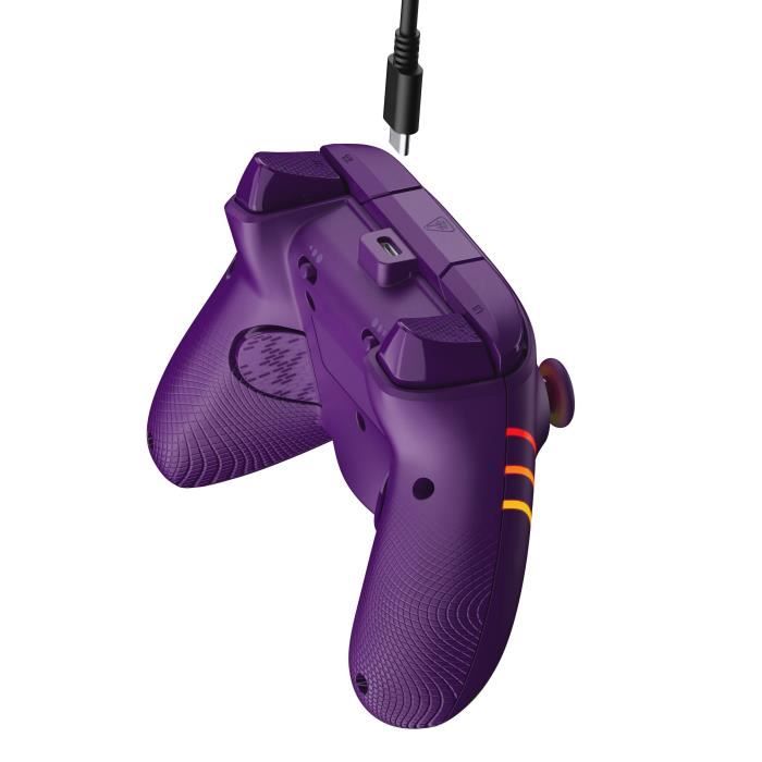 Gamepad - Xbox Series X|S, Xbox One and PC - Afterglow Wave - RGB - Wired - Purple - TURTLE BEACH