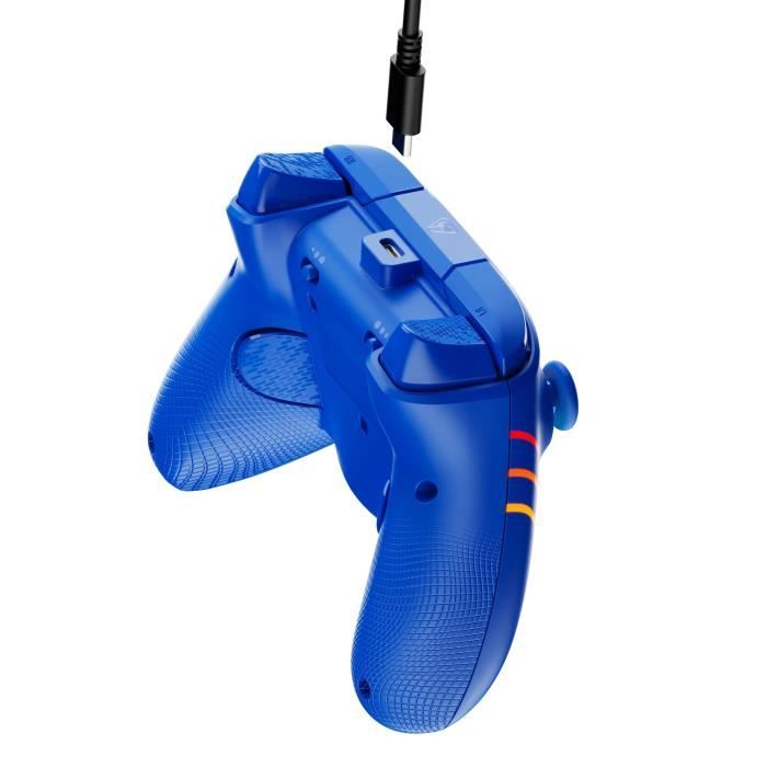 Gamepad - Xbox Series X|S, Xbox One and PC - Afterglow Wave - RGB - Wired - Blue - TURTLE BEACH