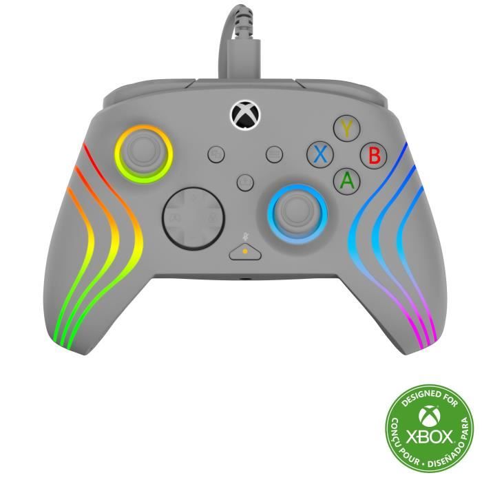 TURTLE BEACH Gamepad - Xbox Series X|S, Xbox One and PC - Afterglow Wave - RGB Wired Gray